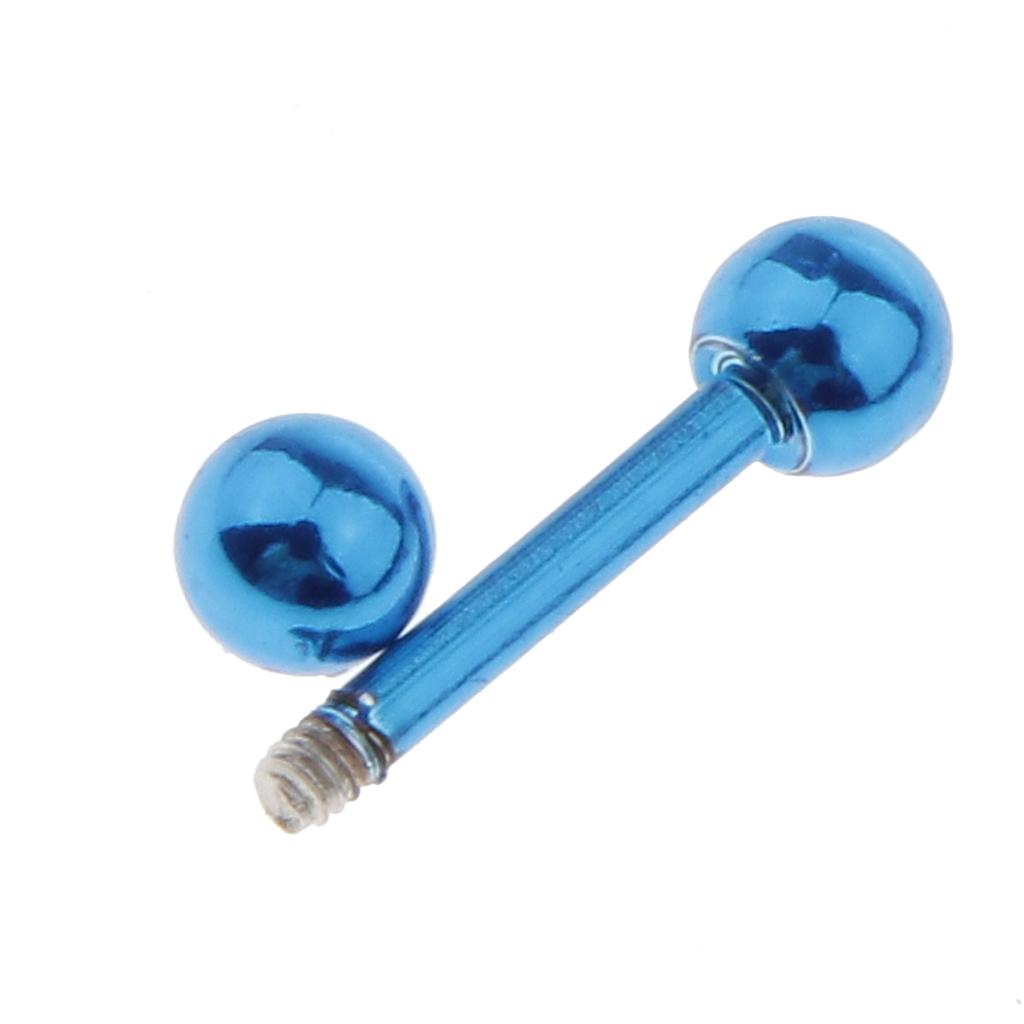 Barbell Piercings 16g Stainles - Tongue Barbell Straight ulasan dan harga
