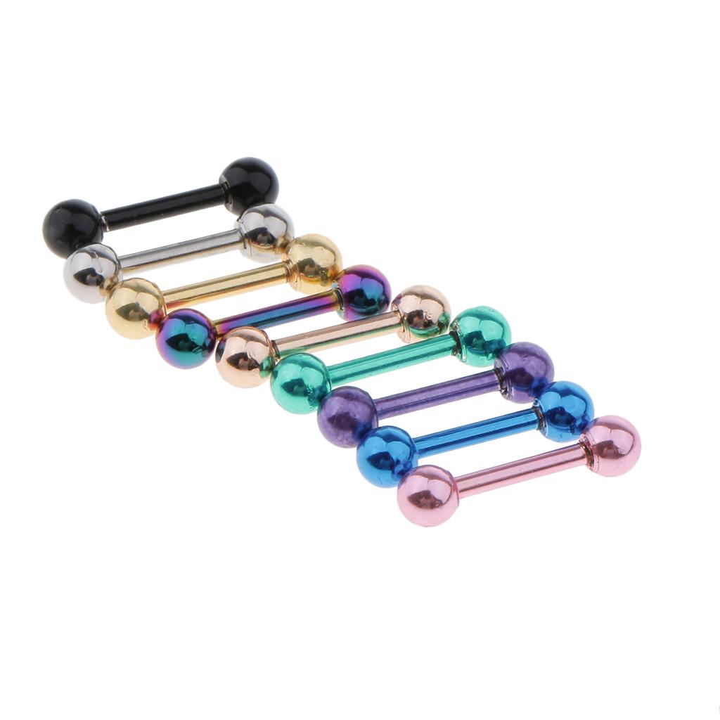 Barbell Piercings 16g Stainles - Tongue Barbell Straight ulasan dan harga